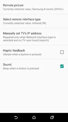 TV (Samsung) Remote Control android App screenshot 2