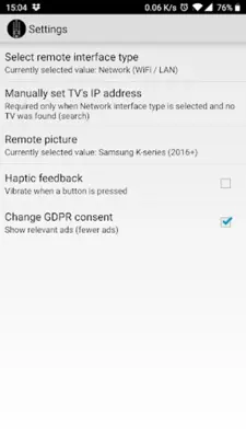 TV (Samsung) Remote Control android App screenshot 4